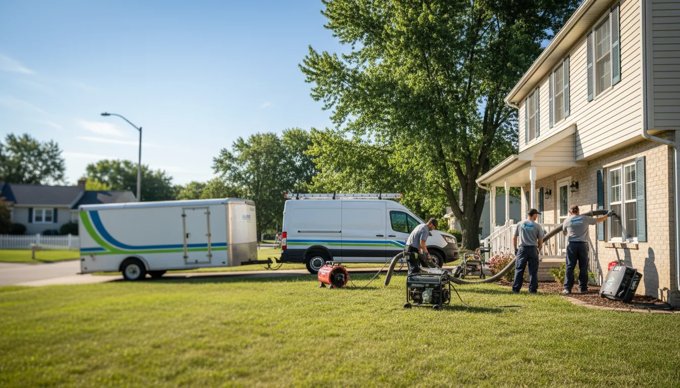Flooded Basement Restoration And Cleanup With Repair in Olive, MT near me